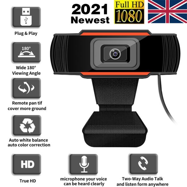 1080p Hd Webcam With Microphone Usb Web Camera For Pc Laptop Desktop Computer (26)