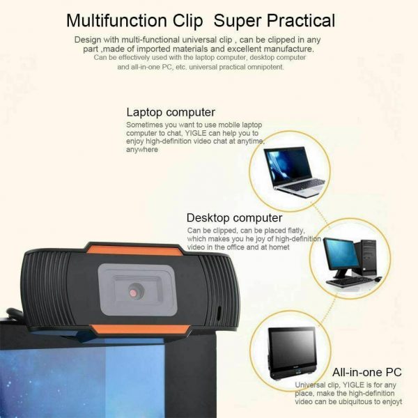 1080p Hd Webcam With Microphone Usb Web Camera For Pc Laptop Desktop Computer (50)