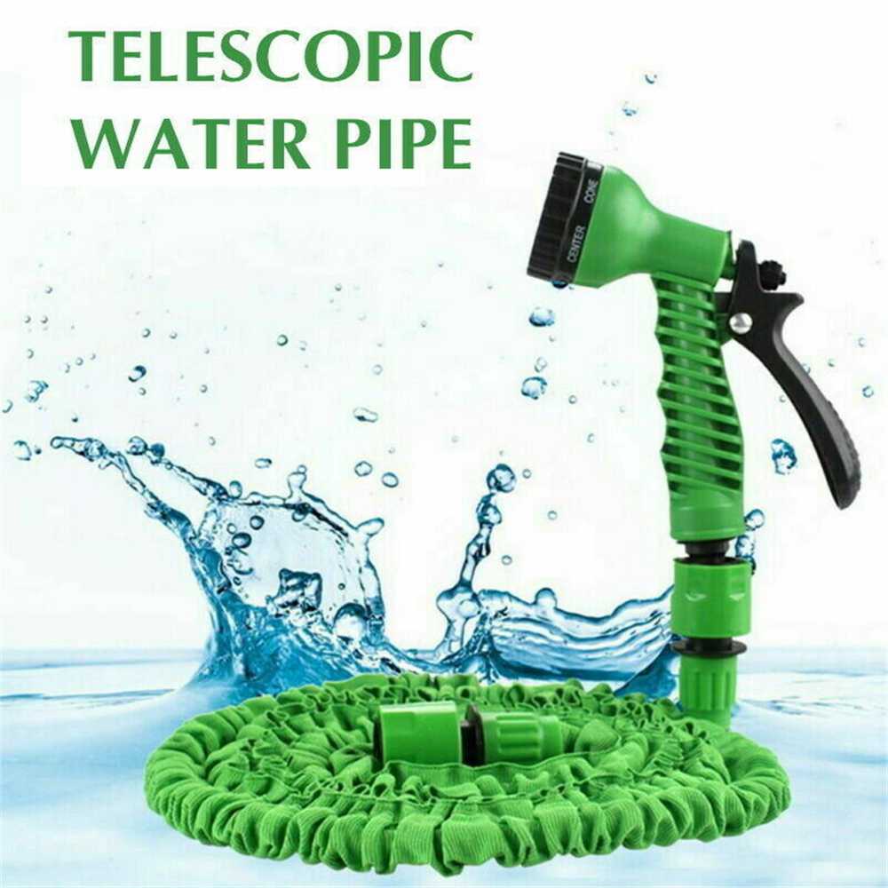 25 200ft Garden Hose Magic Pipe Expandable Compact Flexible Stretch Water Spray (21)