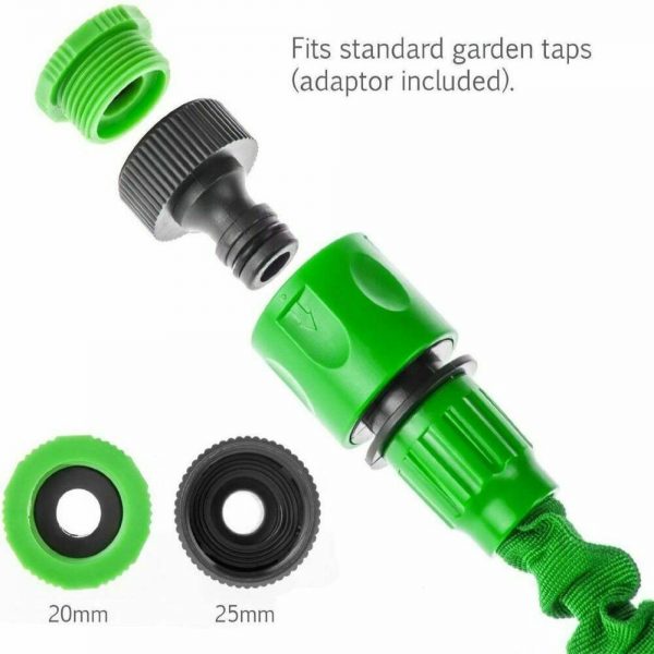 25 200ft Garden Hose Magic Pipe Expandable Compact Flexible Stretch Water Spray (6)