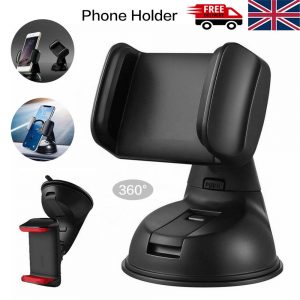 360° In Car Mobile Phone Holder Dashboard Suction Home Universal Mount Windscreen (1)