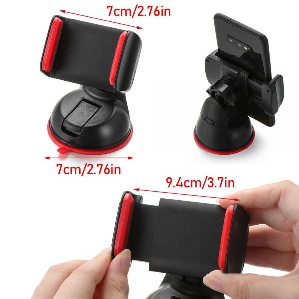 360° In Car Mobile Phone Holder Dashboard Suction Home Universal Mount Windscreen (12)