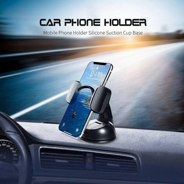 360° In Car Mobile Phone Holder Dashboard Suction Home Universal Mount Windscreen (4)