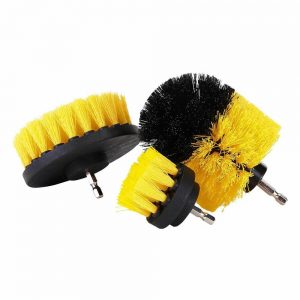 3pc Cleaning Drill Brush Cleaner Tool Electric Power Scrubber Kitchen Bath Car (19)