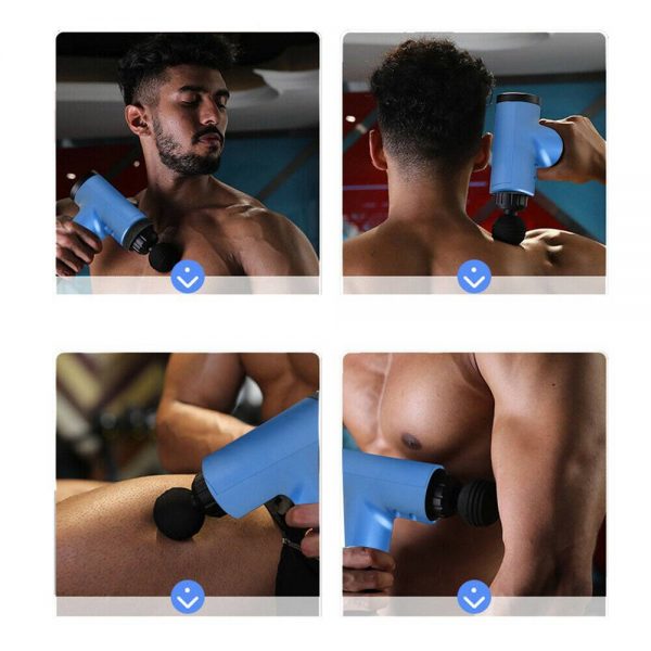 4 Heads Lcd Massage Gun Percussion Massager Muscle Relaxing Therapy Deep Tissue (8)