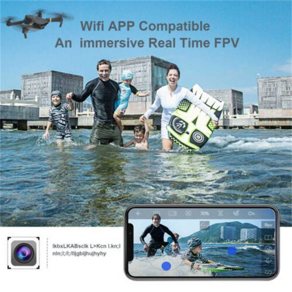 Drone X Pro Wifi Fpv 4k Hd Wide Angle Camera Foldable Selfie Rc Quadcopter Gift (12)