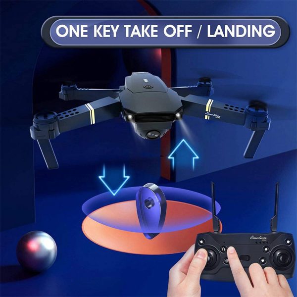 Drone X Pro Wifi Fpv 4k Hd Wide Angle Camera Foldable Selfie Rc Quadcopter Gift (2)