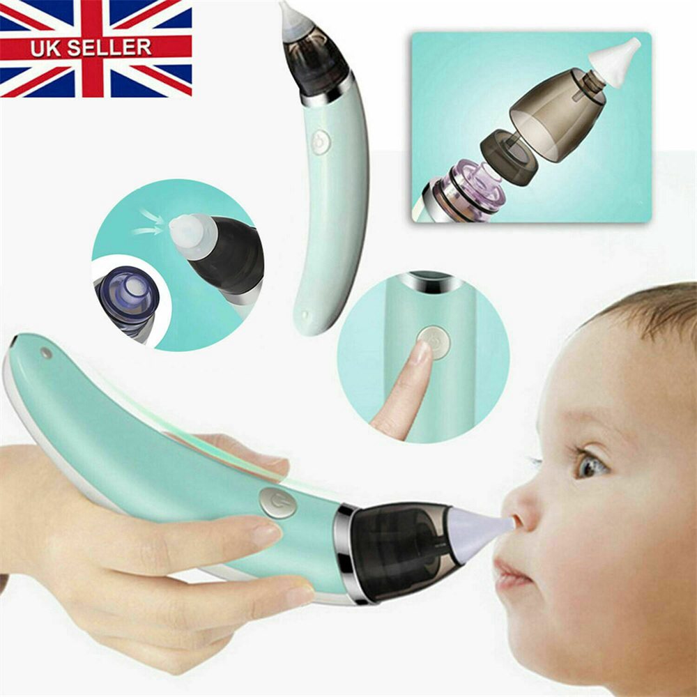 Electric Kids Baby Nasal Aspirator Silicone Vacuum Sucker Nose Mucus Cleaner (10)