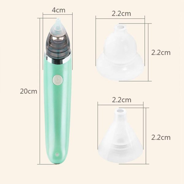 Electric Kids Baby Nasal Aspirator Silicone Vacuum Sucker Nose Mucus Cleaner (18)