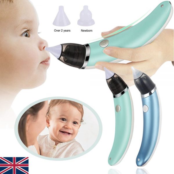 Electric Kids Baby Nasal Aspirator Silicone Vacuum Sucker Nose Mucus Cleaner (2)