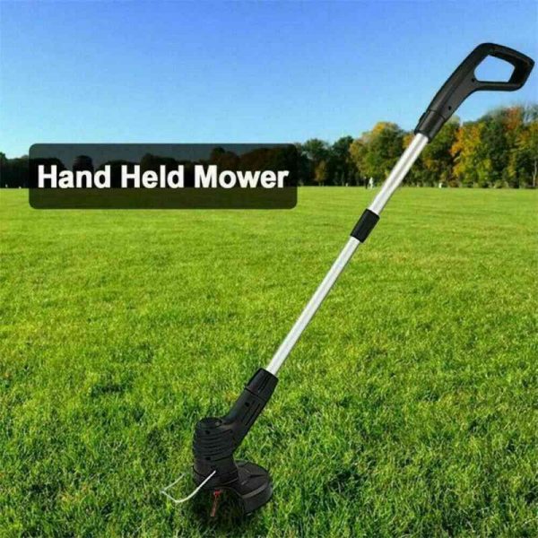 Electric Wireless Small Trimmer Weeder Rechargeable Black Multi Blade Home Garden Weeder (3)