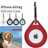 For Apple Airtag Soft Silicone Washable Case Cover Pet Collar Keychain Air Tag (13)