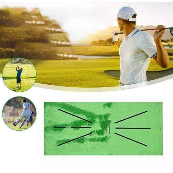 Golf Training Mat Swing Detection Batting Practice Training Aid For Beginner (1)