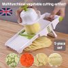 Kitchen Food Fruit Vegetable Cutter Chopper Tools 7 In 1 Mandolin Slicer (9)