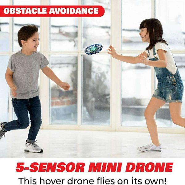 Mini Drone Smart Ufo Aircraft For Kids Flying Toys 360° Rc Hand Control Xmas (5)