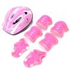 Skating Roller Skating Helmets Safety Bike Helmet Knee Elbow Protective Gear Set (3)
