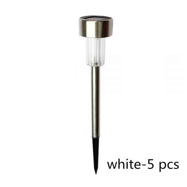Solr Power Garden Light Waterproof Outdoor Pathway Stick 2510 Packs All In One Stainless Steel Pole 11 副本