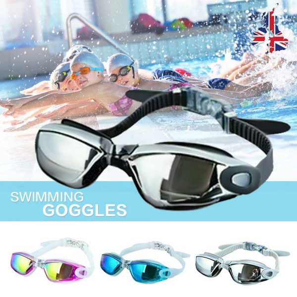 Swimming Goggles Adjustable Anti Fog Diving Glasses Googles For Men Women Adult (2)