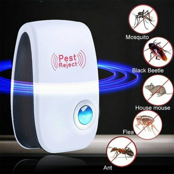 Ultrasonic Plug In Pest Repeller Deter Mouse Mice Rat Spider Insect Repellent (10)