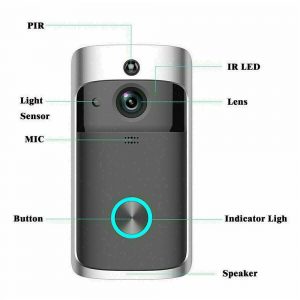 Wireless Wifi Video Doorbell Smart Phone Door Ring Intercom Camera Security Bell (17)