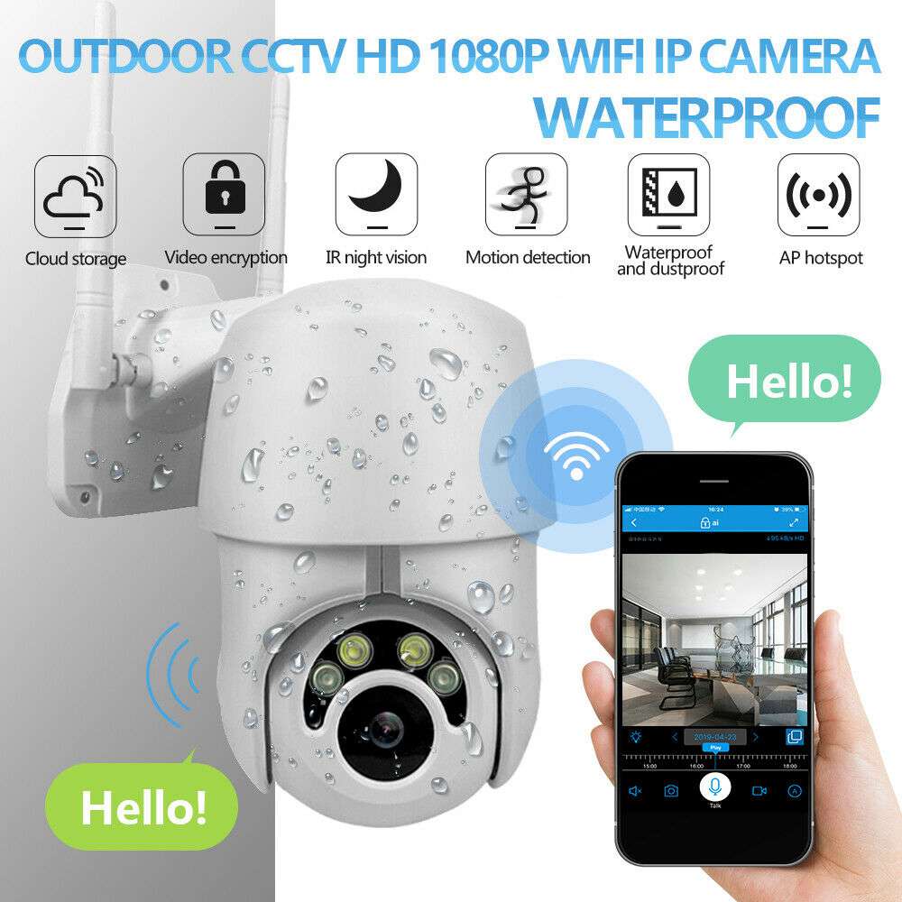 1080p Ip Cctv Camera Wireless Wifi Hd Ptz Inoutdoor Smart Home Security Ir Cam (8)