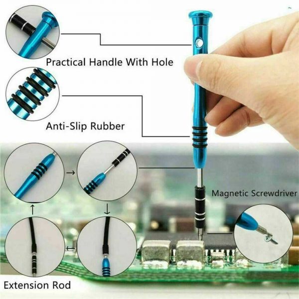 115 In 1 Magnetic Screwdriver Multi Function Professional Repair Fixing Tool Kit (8)