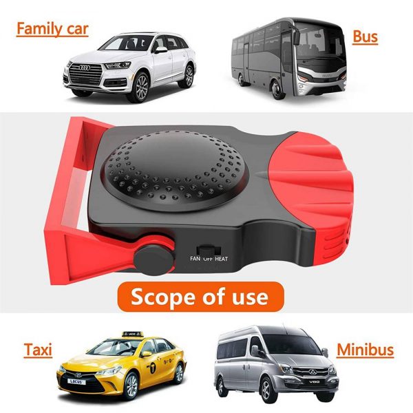 150w 12v Car Heater Fan Defogger Defroster Demister Heating Warmer Windscreen (7)