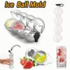 2.2 Bar Silicone Ice Cube 4ball Maker Mold Sphere Large Tray Whiskey Diy Mould (1)