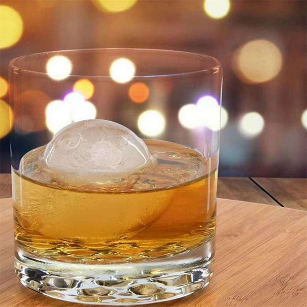 2.2 Bar Silicone Ice Cube 4ball Maker Mold Sphere Large Tray Whiskey Diy Mould (14)