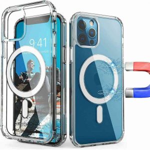 2021 New Clear Magnetic Hard Case For Apple Iphone 12 Propro Max Mag Safe Cover (18)