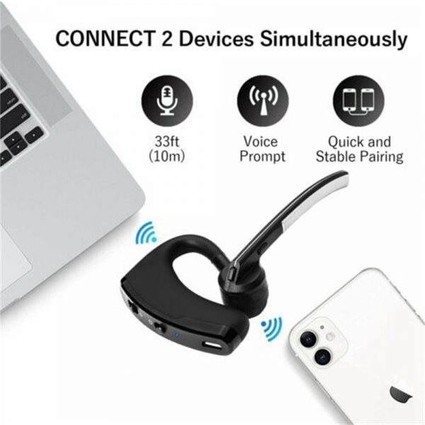 2021 Wireless Bluetooth 5.0 Earbud Headset Hands Free Headphone For Iphone (2)