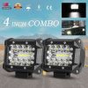 2x 4 Inch 200w Led Work Light Bar Pods Flush Mount Combo Driving 12v Lamps (1)