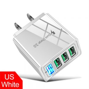4 Port Fast Quick Charge Qc 3.0 Usb Hub Wall Charger Power Adapter Us Plug (3)