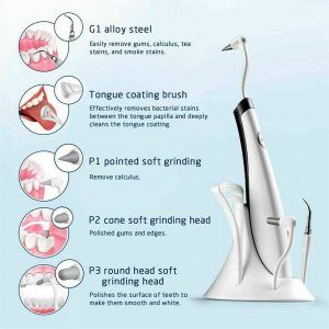 5in1 Electric Sonic Dental Scaler Tartar Calculus Plaque Remover Teeth Cleaner (11)