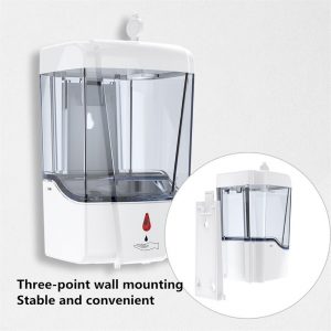 700ml Automatic Hand Sanitizer Dispense Household Touch Free Touchless Wall Mounted (3)