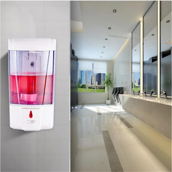700ml Automatic Hand Sanitizer Dispense Household Touch Free Touchless Wall Mounted (4)