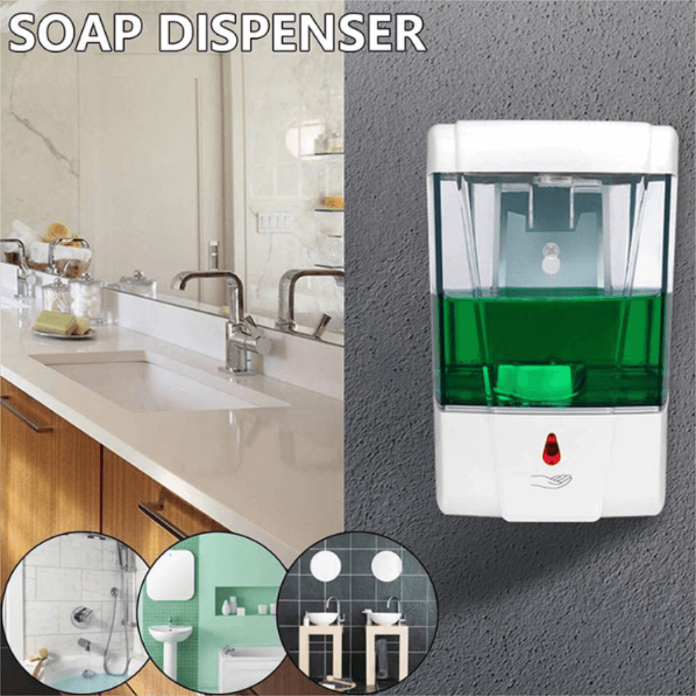 700ml Automatic Hand Sanitizer Dispense Household Touch Free Touchless Wall Mounted (4)