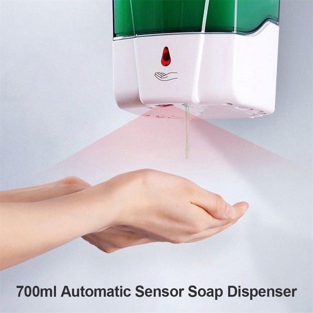700ml Automatic Hand Sanitizer Dispense Household Touch Free Touchless Wall Mounted (5)