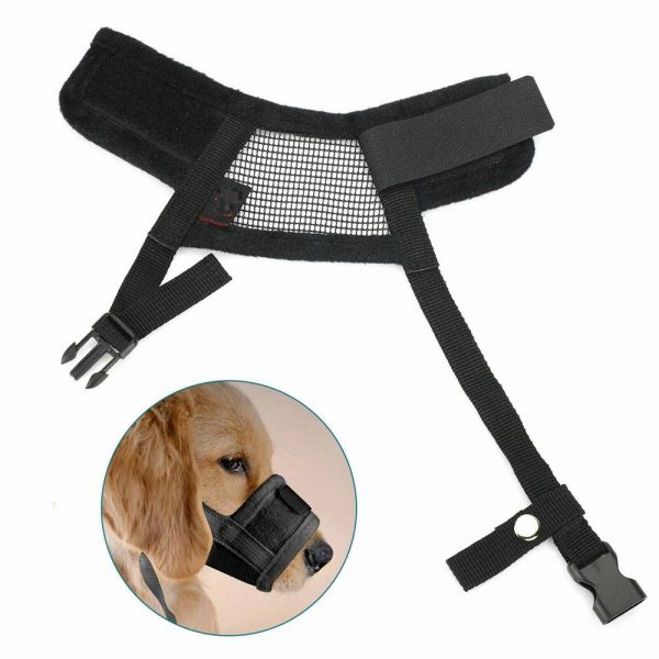 Adjustable Pet Dog Mask Small&large Mouth Muzzle Grooming Anti Stop Bark Bite (14)