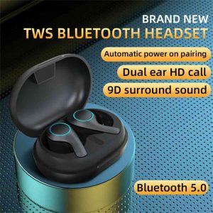 Bluetooth 5.0 Headset Tws Wireless Earphones Earbuds Stereo Dual Headphones For Ios Android (1)