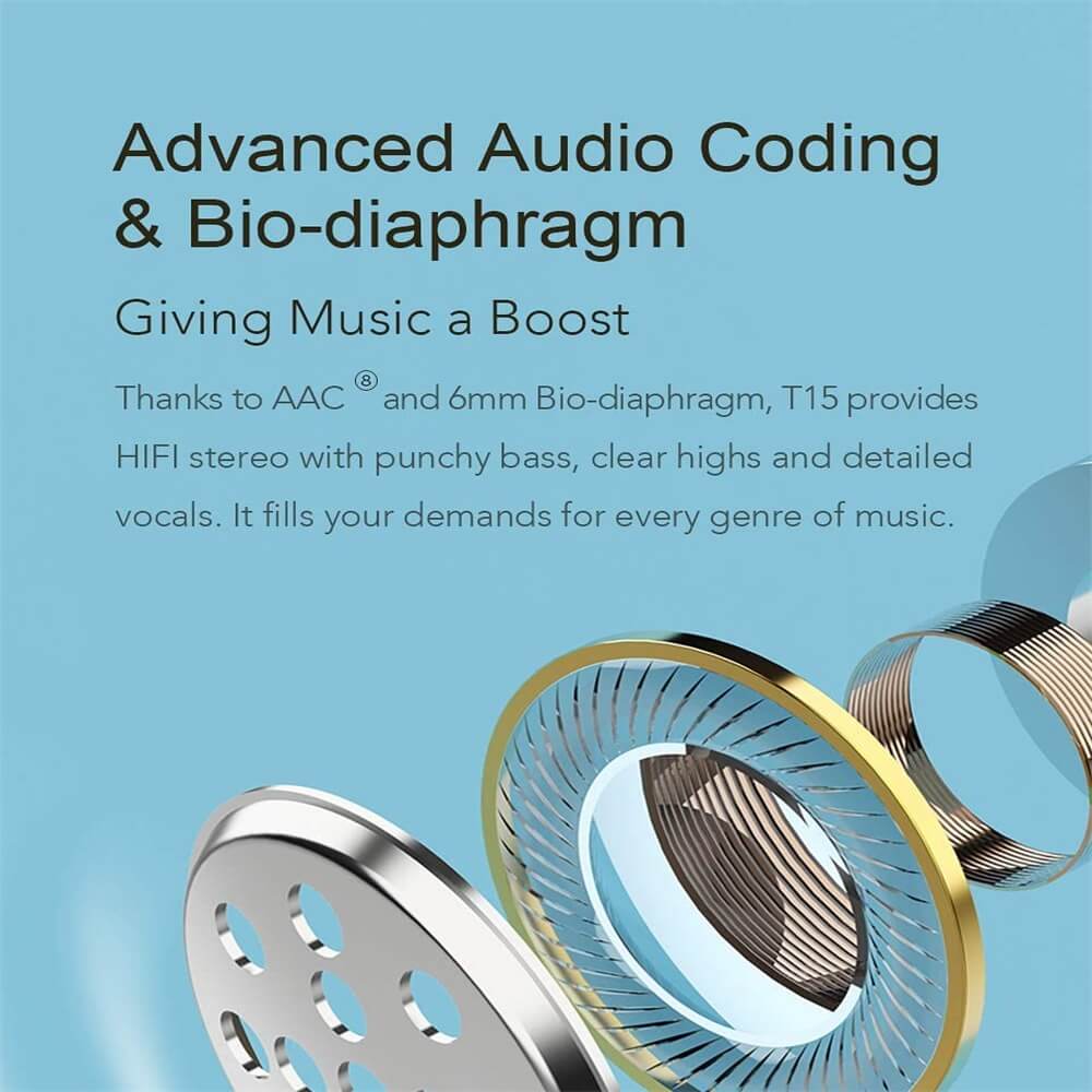 Bluetooth Headphones Smart Earbuds Wireless Hd Stereo Noise Lsolation Earphones (4)