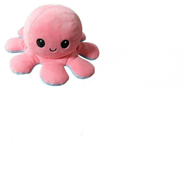 Double Sided Octopus Flip Reversible Marine Life Animals Doll Octopus Plush Toy 9 600x600 副本