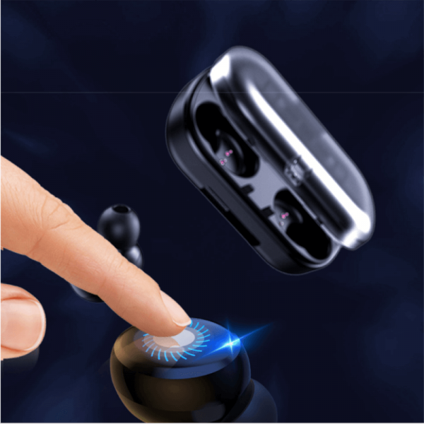 Earbuds Digital Battery Led Display Earphone Wireless Earphone With Mic Charging Case (2)