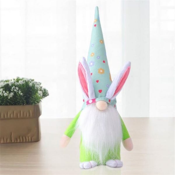 Easter Gnome Bunny Easter Gift Toy Elf Dwarf Home Household Ornaments (5)