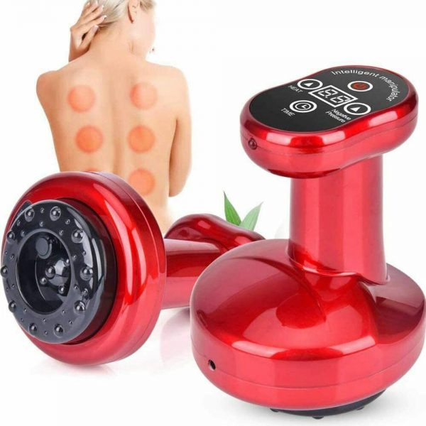 Electric Cupping Massager 9 Grade Scraping Therapy Body Massage Slim Machine (11)