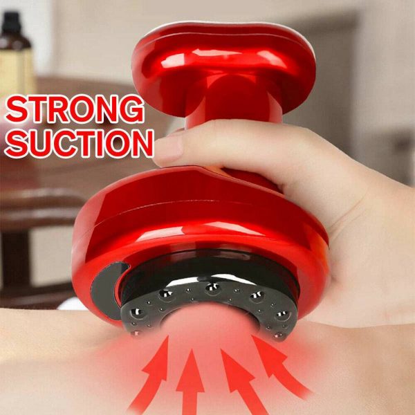 Electric Cupping Massager 9 Grade Scraping Therapy Body Massage Slim Machine (6)