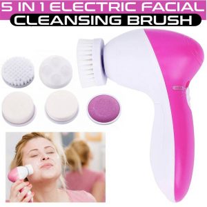 Electric Facial Face Spa Cleansing Brush Beauty Cleanser Exfoliator C7 5 In1 (1)