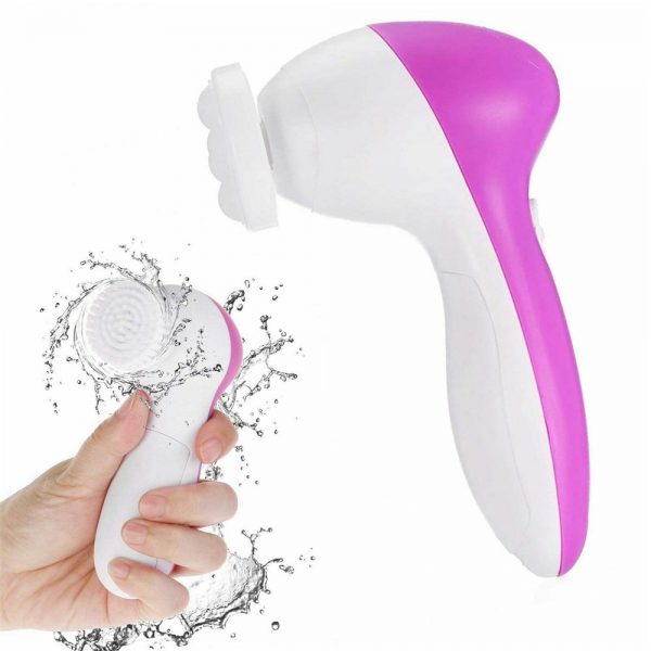 Electric Facial Face Spa Cleansing Brush Beauty Cleanser Exfoliator C7 5 In1 (10)
