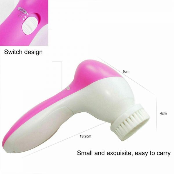 Electric Facial Face Spa Cleansing Brush Beauty Cleanser Exfoliator C7 5 In1 (9)