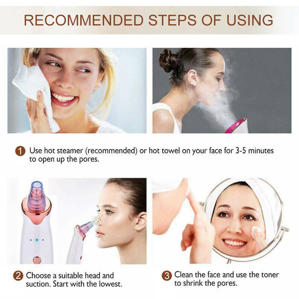 Electric Skin Care Facial Pore Cleanser Blackhead Acne Vacuum Cleaner Remover (9)